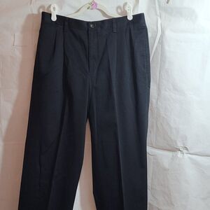 Savane Silk Works, Like New, Dress Black Men's Pants, Size 36x31